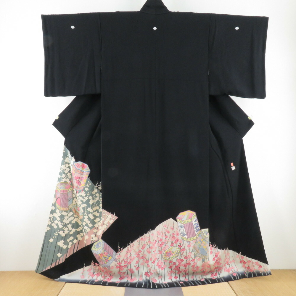 楽天市場】黒留袖 本場加賀友禅染 杉浦伸 松 作家物 落款入 正絹 比翼