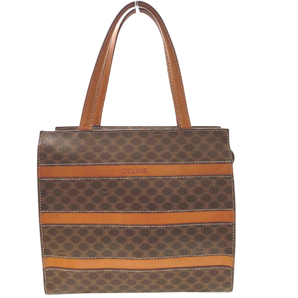 CELINE セリーヌ ハンドバッグ ミニトートマカダム柄 レザー ブラウン 楽天市場】セリーヌ CELINE マカダム ミニトートバック
