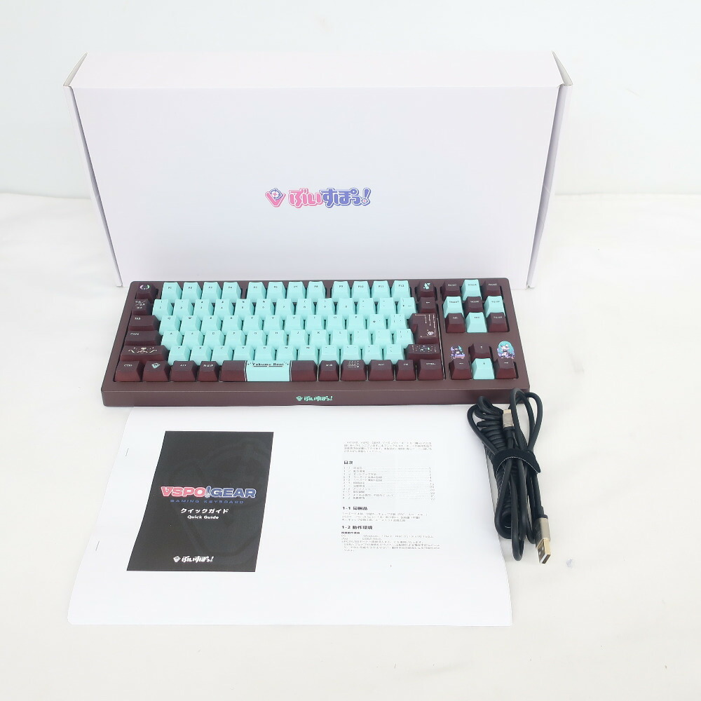 楽天市場】VSPO! GEAR ぶいすぽ ゲーミング キーボード 一ノ瀬