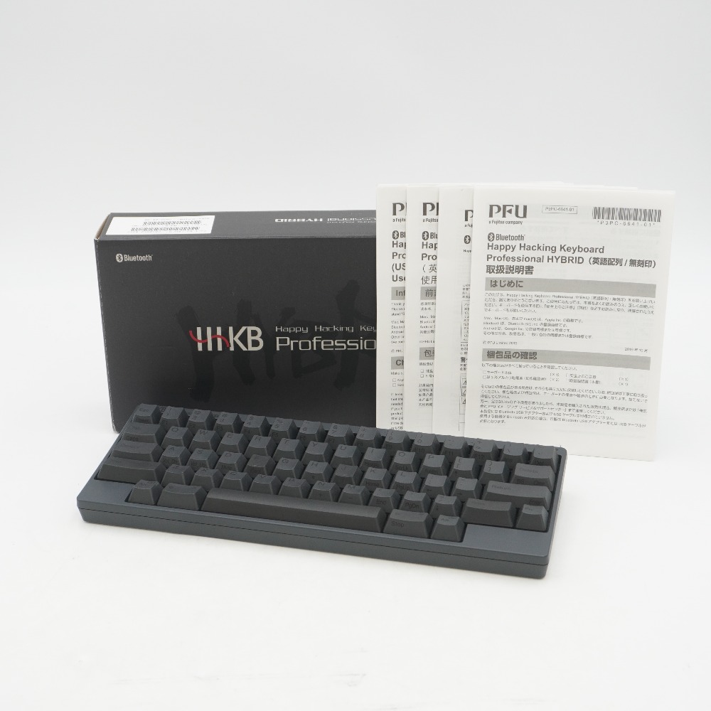 PFU (ピーエフユー) HHKB Professional HYBRID Type-S 英語配列／墨 Happy Hacking Keyboard PD-KB800BS画像