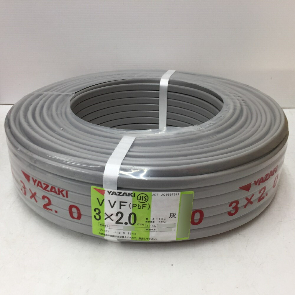 ラスト1❗️週末限定価格！　電線 YAZAKI EM EEF/F 3×20mm 楽天市場】送料無料 YAZAKI 矢崎 EM-EEF ケーブル ソフトEM 600V EEF/F