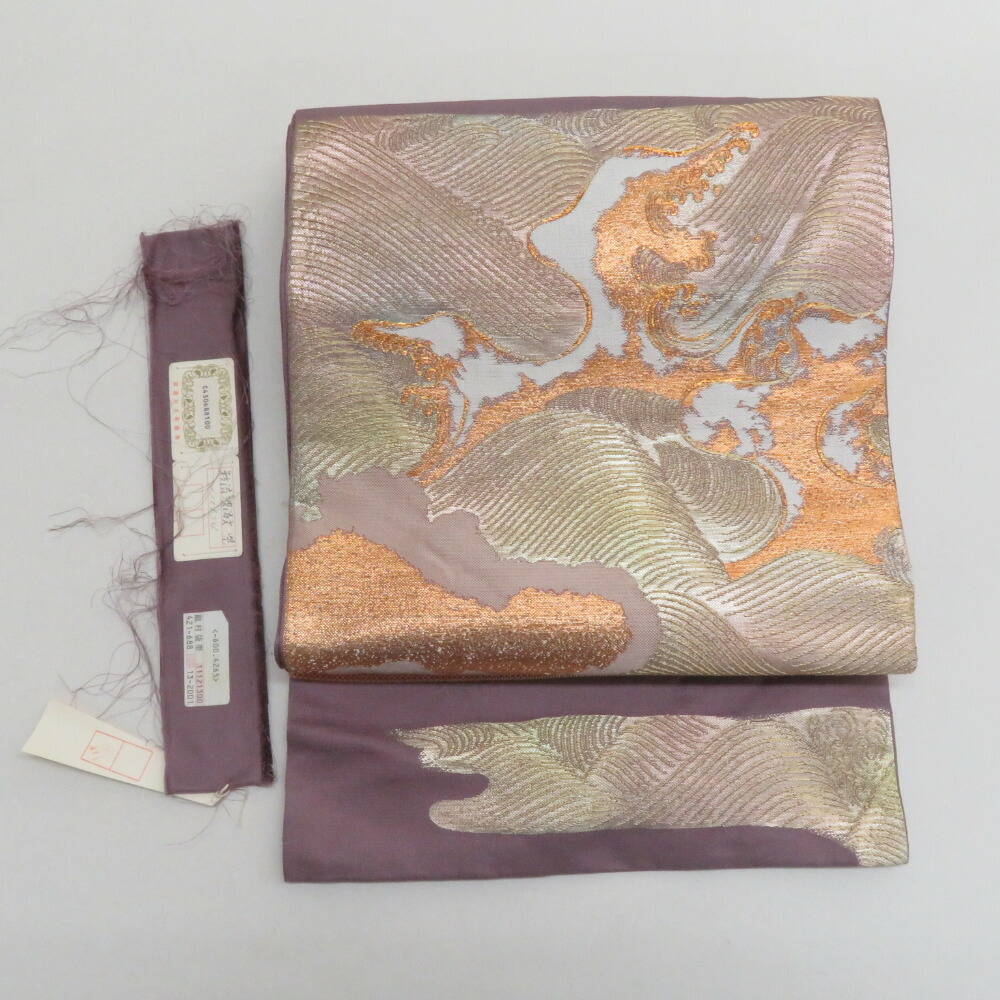 楽天市場】袋帯 逸品 龍村美術織物 落款あり たつむら 飛天翔雲錦 箔