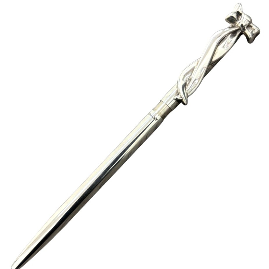 楽天市場】TIFFANY&Co. ティファニー リボンモチーフ ボールペン 回転