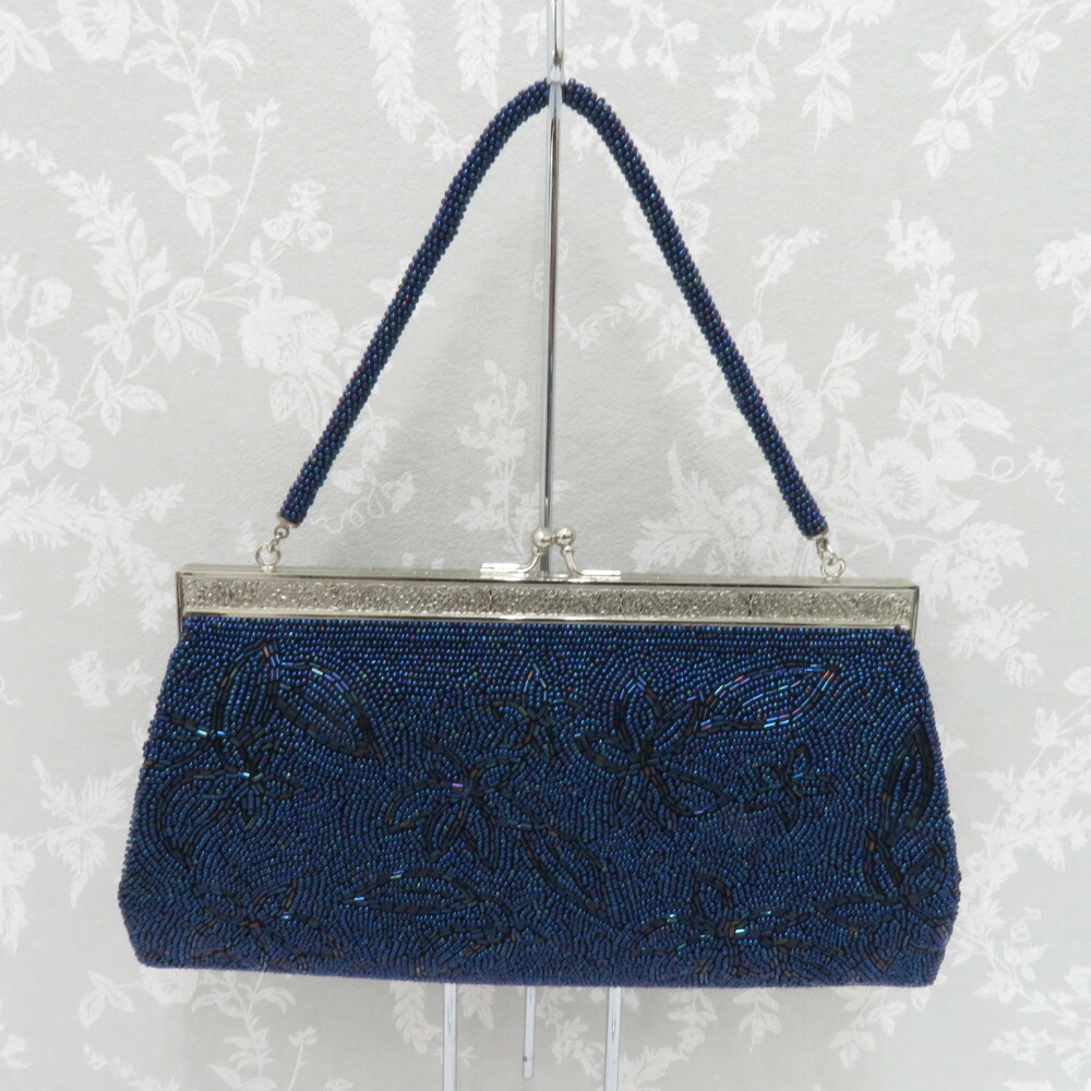 楽天市場】手刺繍ビーズバッグ 国産グラスビーズ レッド 七宝に華 袴用