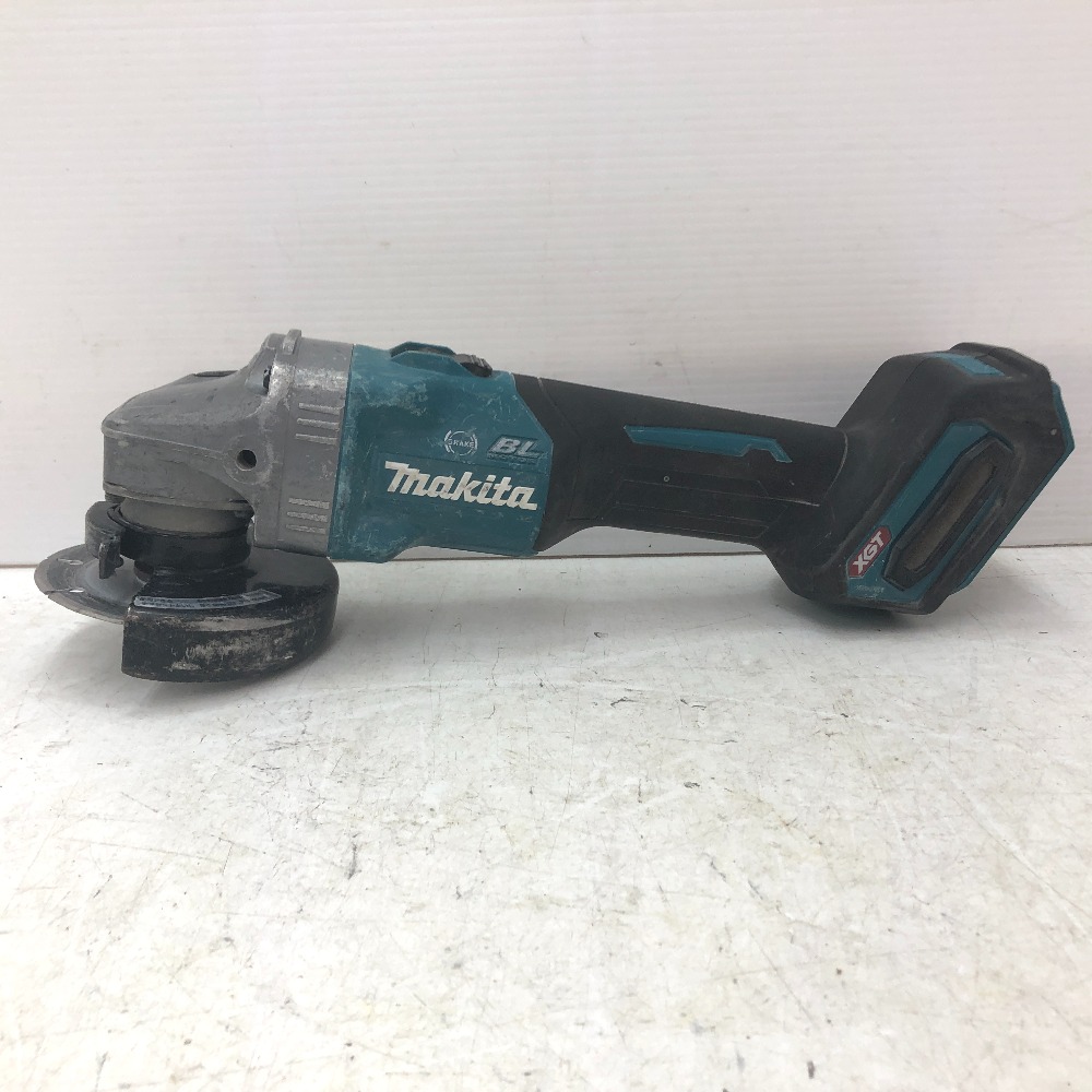 makita マキタ 40Vmax対応 100mm 充電式ディスクグラインダ スライドスイッチタイプ 本体のみ GA001G 中古