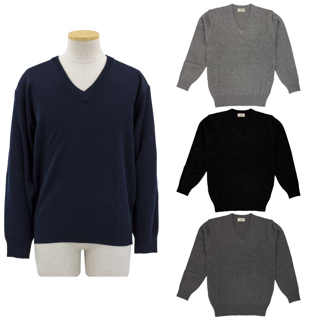 楽天市場】ニット セーター ネイビー ベージュ メンズ 針抜き柄