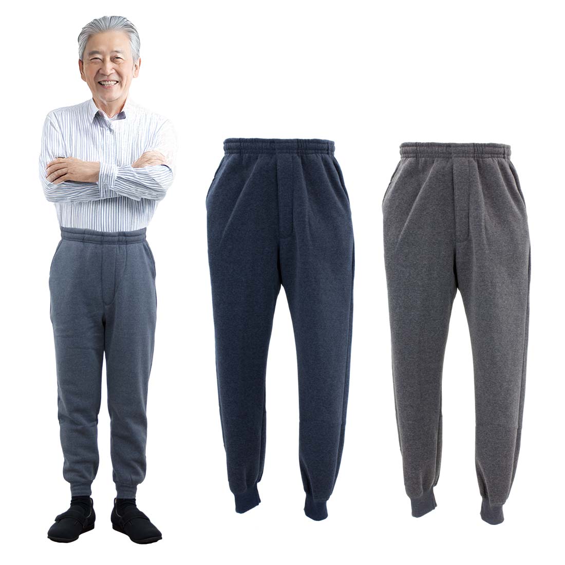 80サイズ トップス・パンツ おまとめ出品 楽天市場】シニアファッション 春夏 秋 メンズ 裾ゴム スウェット