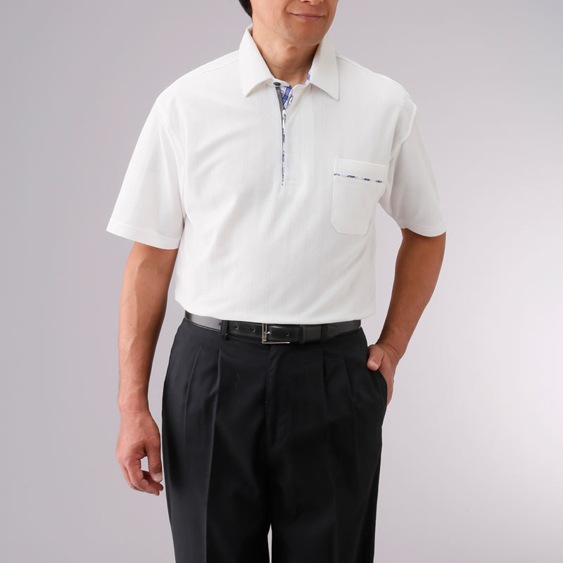 紳士 ファッション60代 服 3色組 シニア向け 春 夏 父の日 半袖ポロシャツ 3色組 前立て隠し 紳士 ジップ 敬老の日 半袖ポロシャツ 取寄せ シニアファッション 70代 80代 90代 男性 紳士 敬老の日 父の日 ギフト プレゼント Cocorono 店名前の刺繍が無料 シニア 老人