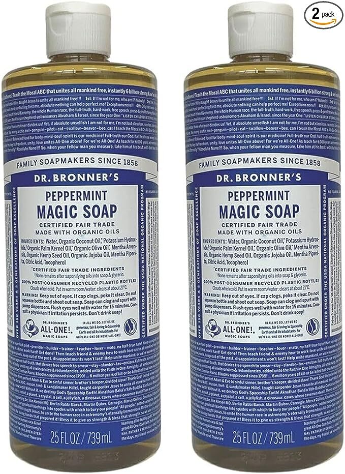 楽天市場】【２本】 Dr.Bronner's ドクターブロナー マジックソープ