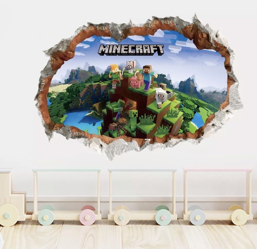 楽天市場 マインクラフト エンダーマン クリーパー ウォールステッカー 壁シール ステッカー 壁紙 Cocosmile