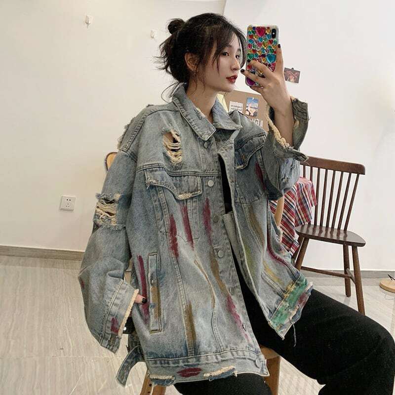 current seen レディース　変形Gジージャン　個性派　オシャレ女子 66781712-1.jpg