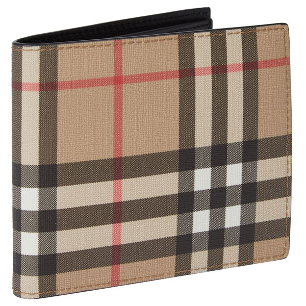 BURBERRY LONDON　折財布　チェック　ブラック 未使用品 BURBERRY LONDON 折り財布 ノバチェック ブラック