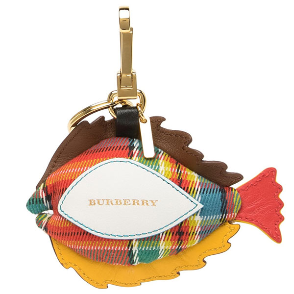 バーバリー ロンドン Burberry キーホルダー レディース バッグチャーム キーリング 魚 フィッシュ 送料無料 ブランド バーバリー正規品販売店 直営アウトレット店より直輸入 septicin Com