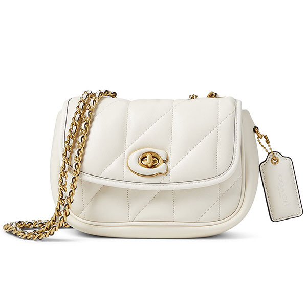 楽天市場】コーチ バッグ COACH キルティング デニム 巾着 斜めがけ