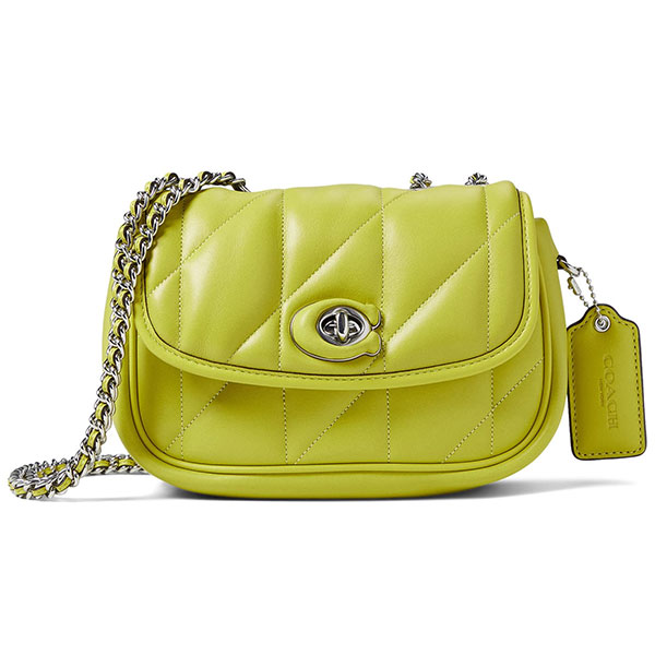 楽天市場】コーチ バッグ COACH キルティング デニム 巾着 斜めがけ