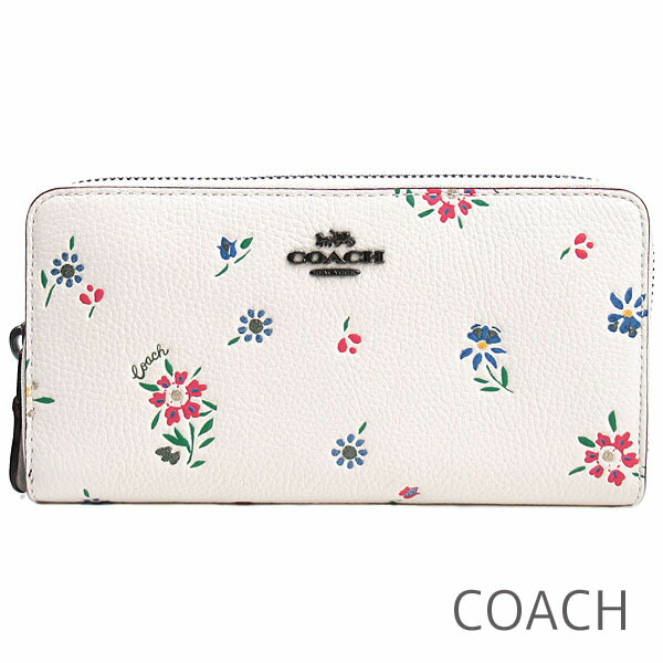 全商品オープニング価格特別価格 母の日無料ラッピング コーチ Coach 財布 レディース 長財布 花柄 レザー ラウンドファスナー 送料無料 ブランド コーチ正規品販売店 直営アウトレット店より直輸入 あす楽 保障できる Kutusatake Jp