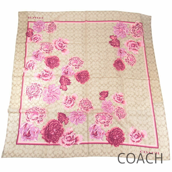 コーチ Coach スカーフ レディース ストール 花柄 シグネチャー ウール 送料無料 ブランド コーチ正規品販売店 直営アウトレット店より直輸入 あす楽 Arganita Tn