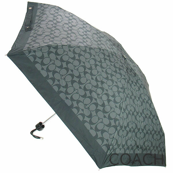 コーチ COACH 折りたたみ傘 レディース 日傘 晴雨兼用傘 折り畳み傘 アンブレラ 99% UVカット シグネチャー ブランド コーチ正規品販売店 直営アウトレット店より直輸入