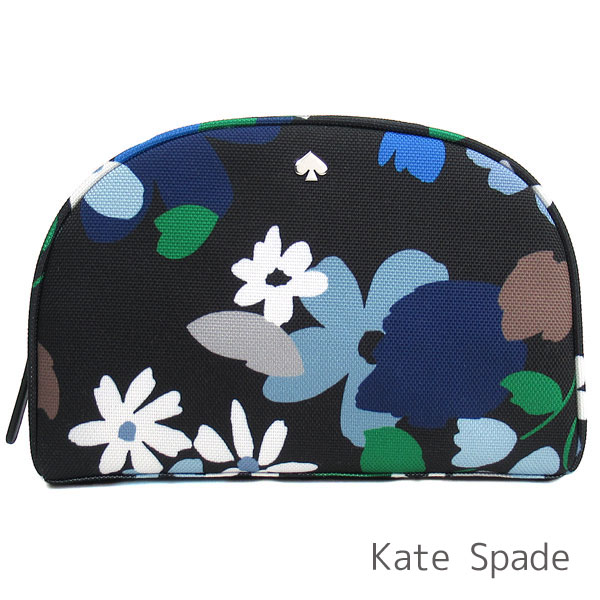 ケイトスペード Kate Spade 粉飾パウチ レディース コスメポーチ ポーチ コスメティック格 花柄 ナイロン 送料無料 商標名 ケイトスペード約束代物売り買いストアー 真すぐ営アウトレット店層一層直輸入 あす軽易 花柄 ナイロン ケイトスペード Kate Spade レディース