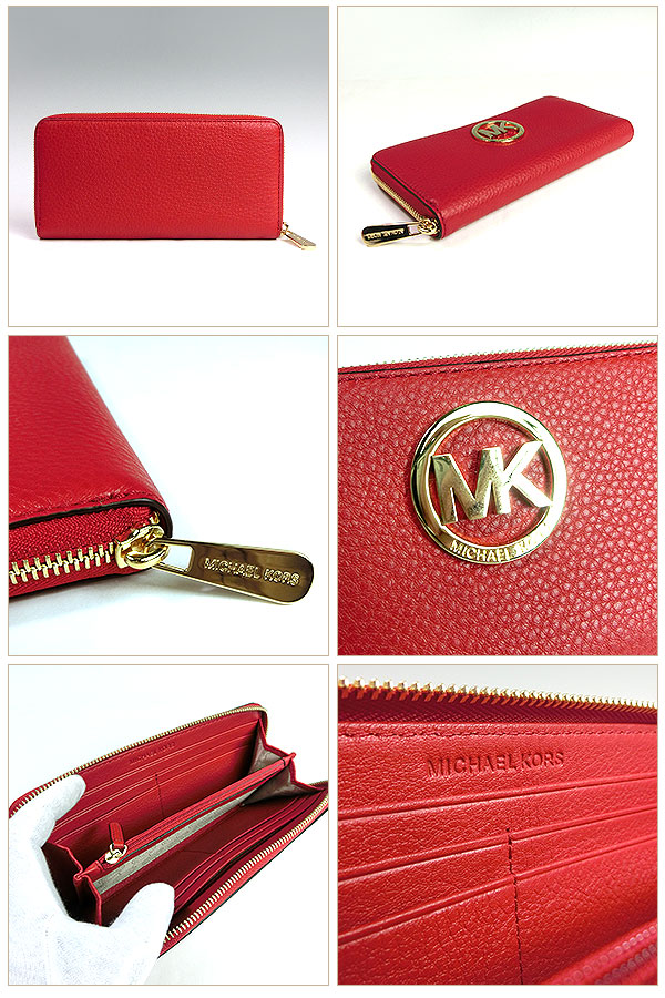 michael kors fulton leather wallet