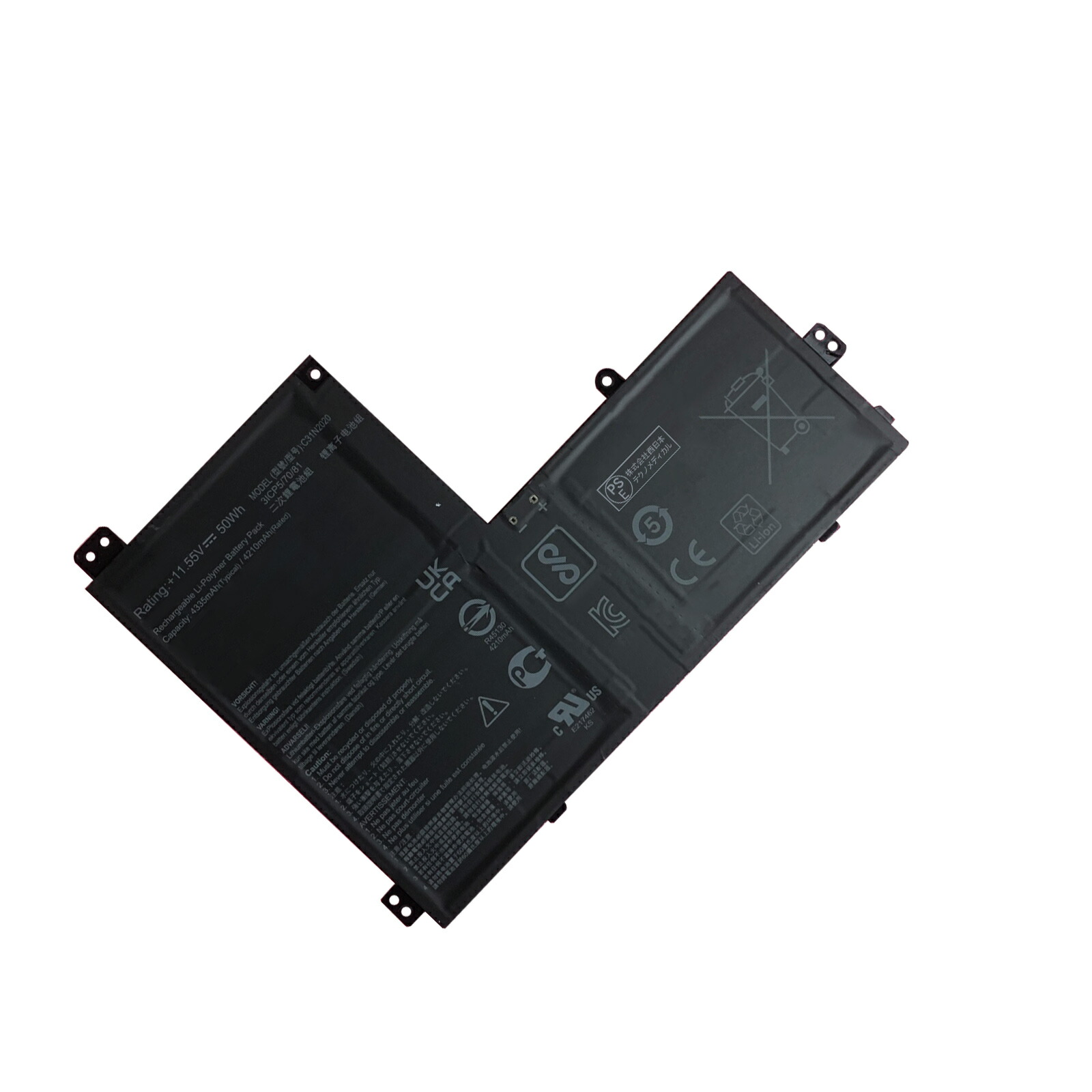 【1025円OFF&P10倍】1200新品 ASUS C31N2020 互換バッテリー【4335mAh 11.55V】対応用 1年保証 高性能 PSE認証 互換バッテリパック YBBG 33 4311FC-XIJP