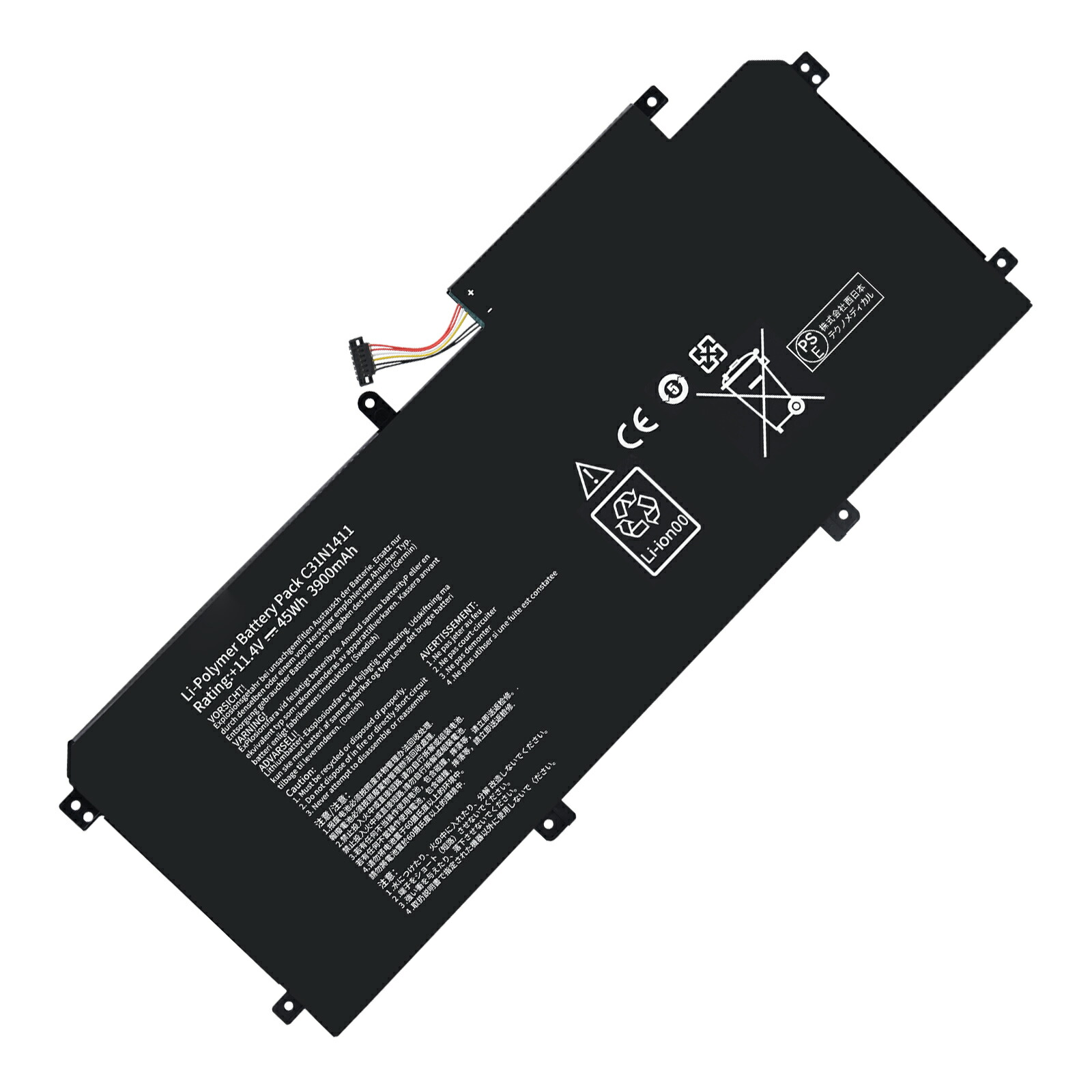 【380円OFF\u0026P10倍】新品 ASUS C31N1411 取り替えっこ蓄電池【3900mAh 11.4V】対適用業務 1年引き受ける 高性能 PSE公証 取り替えっこバッテリ容器に並べる YCU 102 4334FC-XIJP
