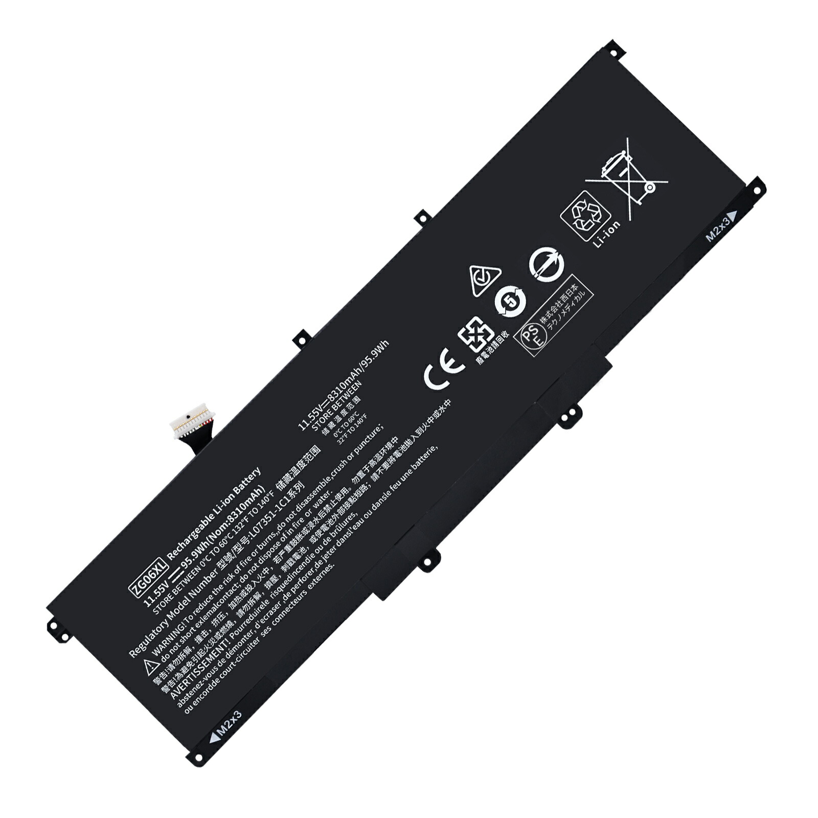 【1015円OFF&P5倍】新品 HP ZG06XL 互換バッテリー【8310mAh 11.55V】対応用 1年保証 高性能 PSE認証 互換バッテリパック YCU 37 2425FC-XIJPC