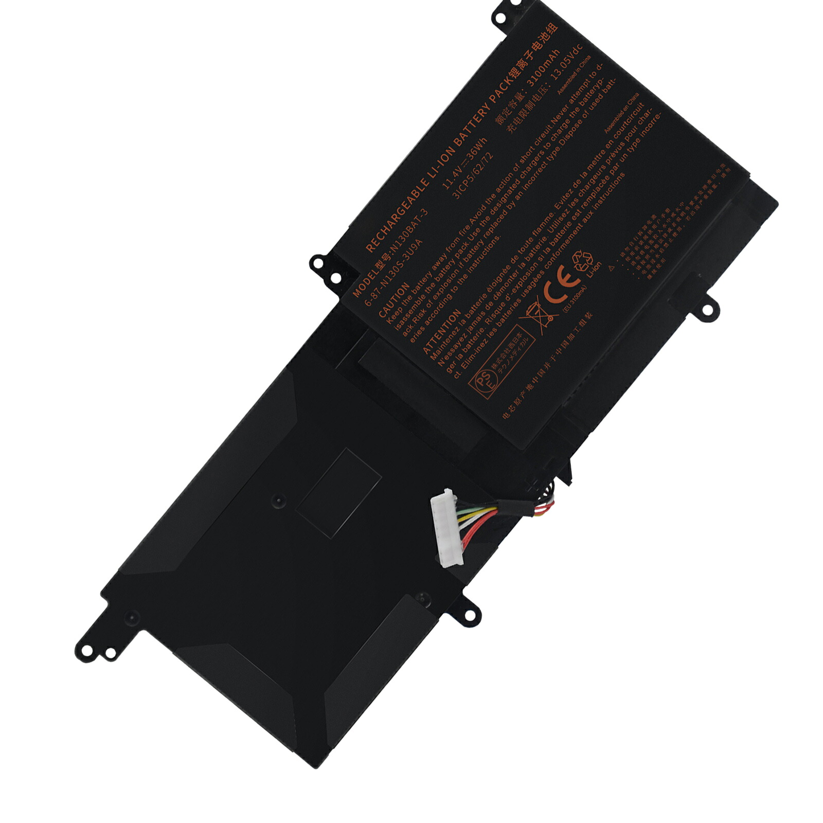 【1000円OFF&P10倍】新品 CLEVO 6-87-n130s-3u9a 互換バッテリー【3100mAh 11.4V】対応用 1年保証 高性能 PSE認証 互換バッテリパック YEF 87 2025EF-XIJPA
