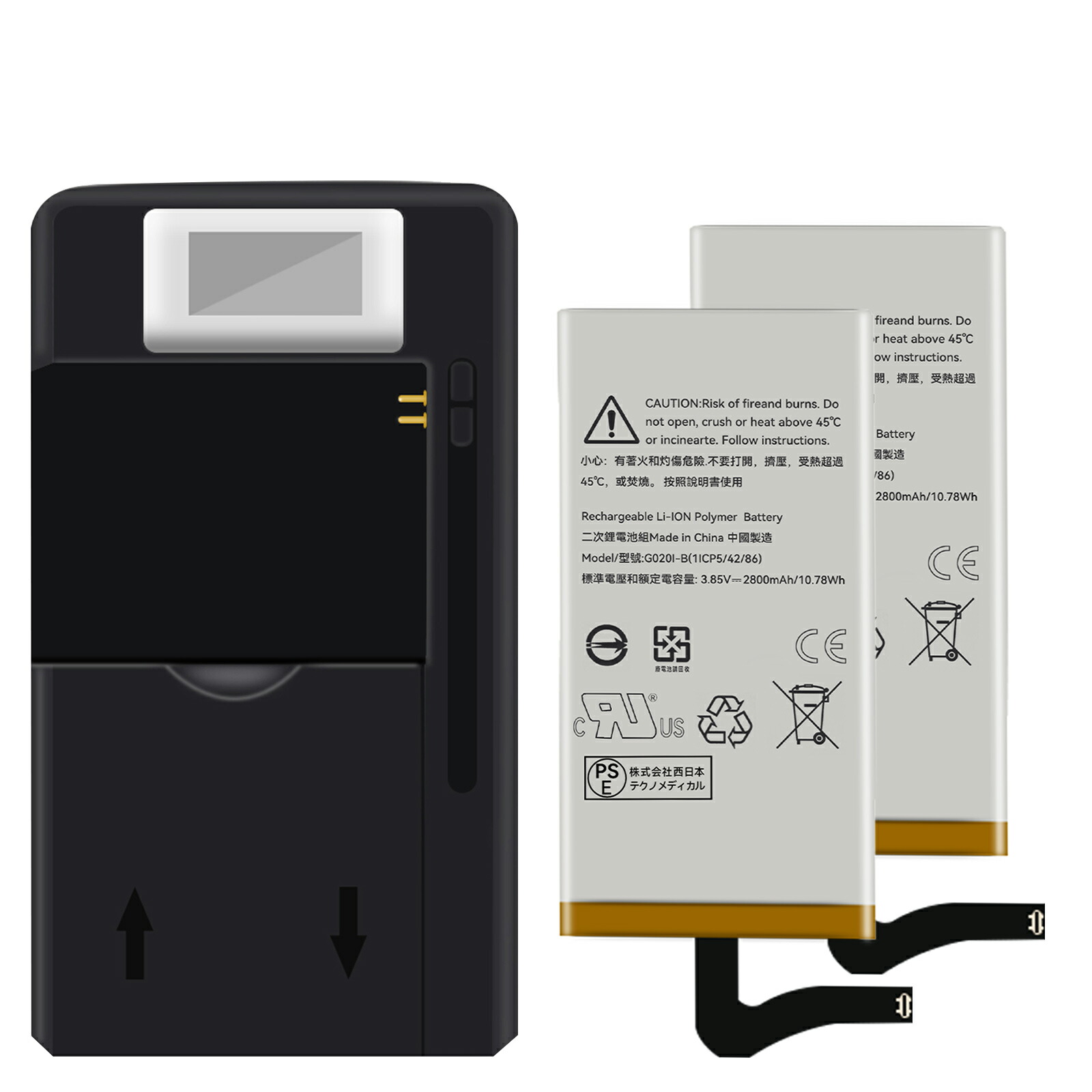 【1025円OFF&P10倍】新品 GOOGLE G020I 互換バッテリー 【2800mAh 3.85V】 対応用 1年保証 高性能 PSE認証 互換バッテリパック YDG 2025DG-XIJPBA