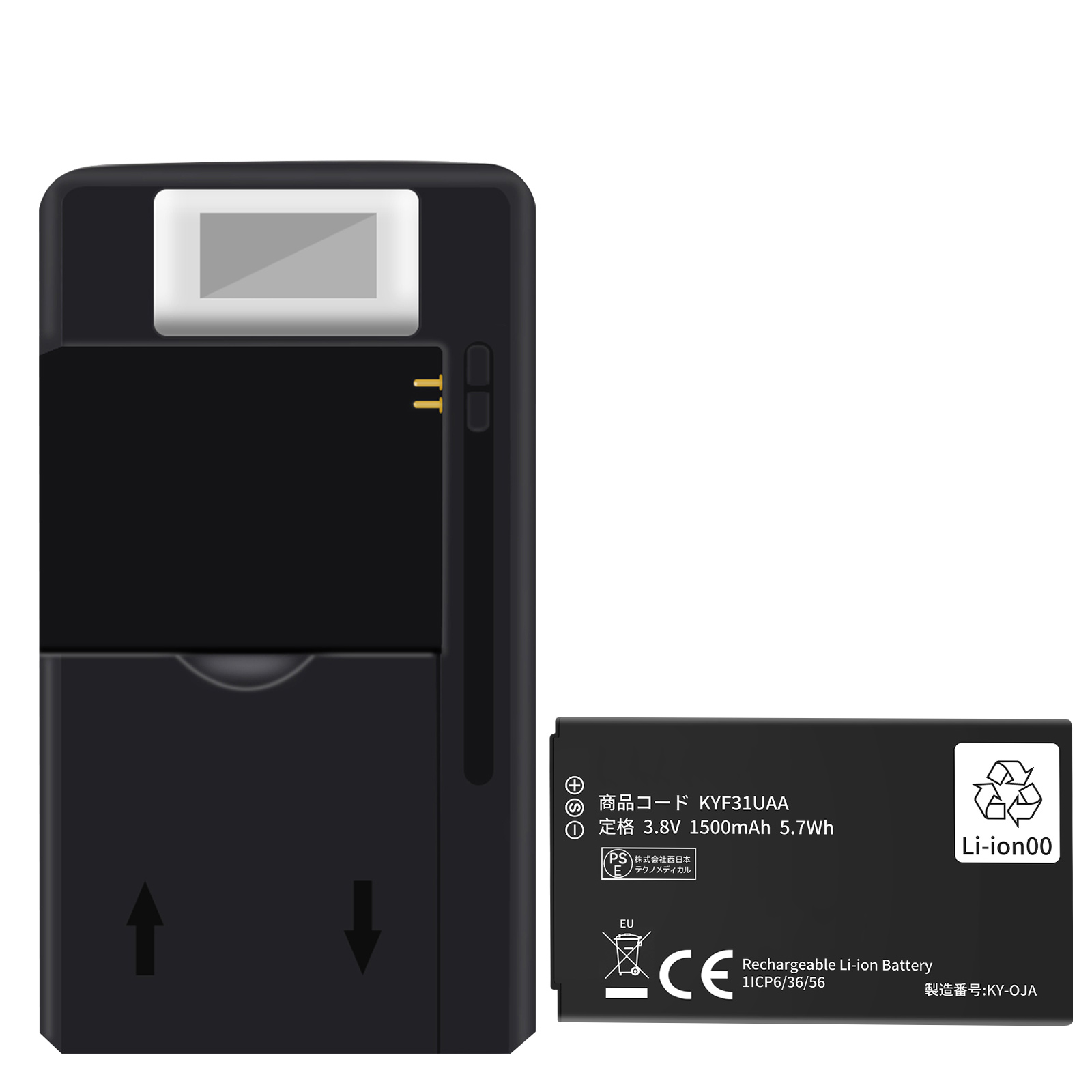 【1025円OFF&P10倍】新品 kyocer KYOCERA GRATINA 4G 互換バッテリー 【1500mAh 3.8V】 対応用 1年保証 高性能 PSE認証 互換バッテリパック YDG 2025DG-XIJPAA