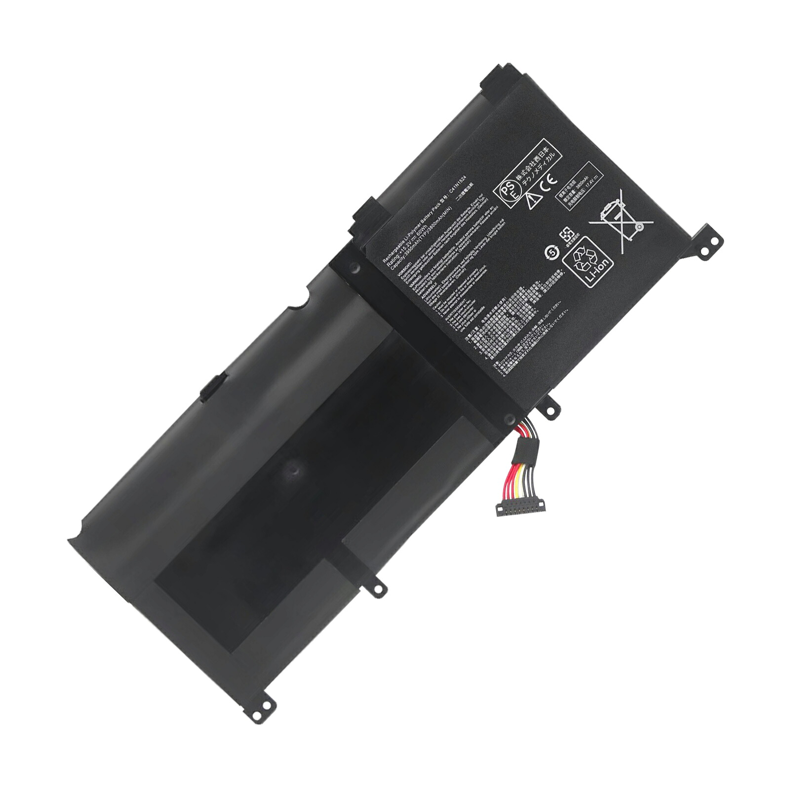 【1000円OFF&P10倍】新品 ASUS UX501V 互換バッテリー【3950mAh 15V】対応用 1年保証 高性能 PSE認証 互換バッテリパック YFX 2025FX-XIJP