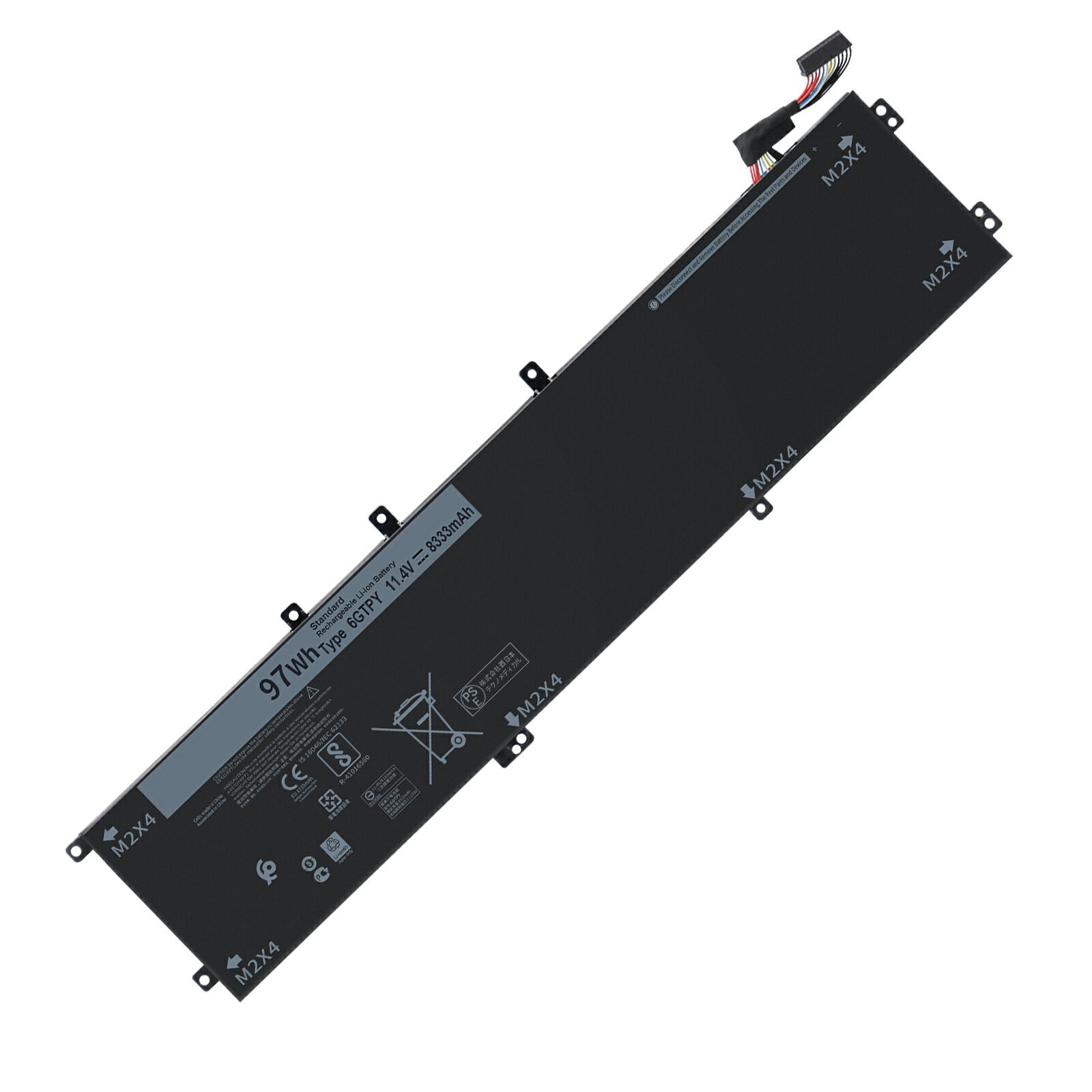【5倍尖んがり】新品 DELL Precision 5540 取り替えっこ蓄電池【8333mAh 11.4V】対適用業務 1年引き受ける 高性能 PSE公証 取り替えっこバッテリ風呂敷き包み ZCP 2026CP-XIJP