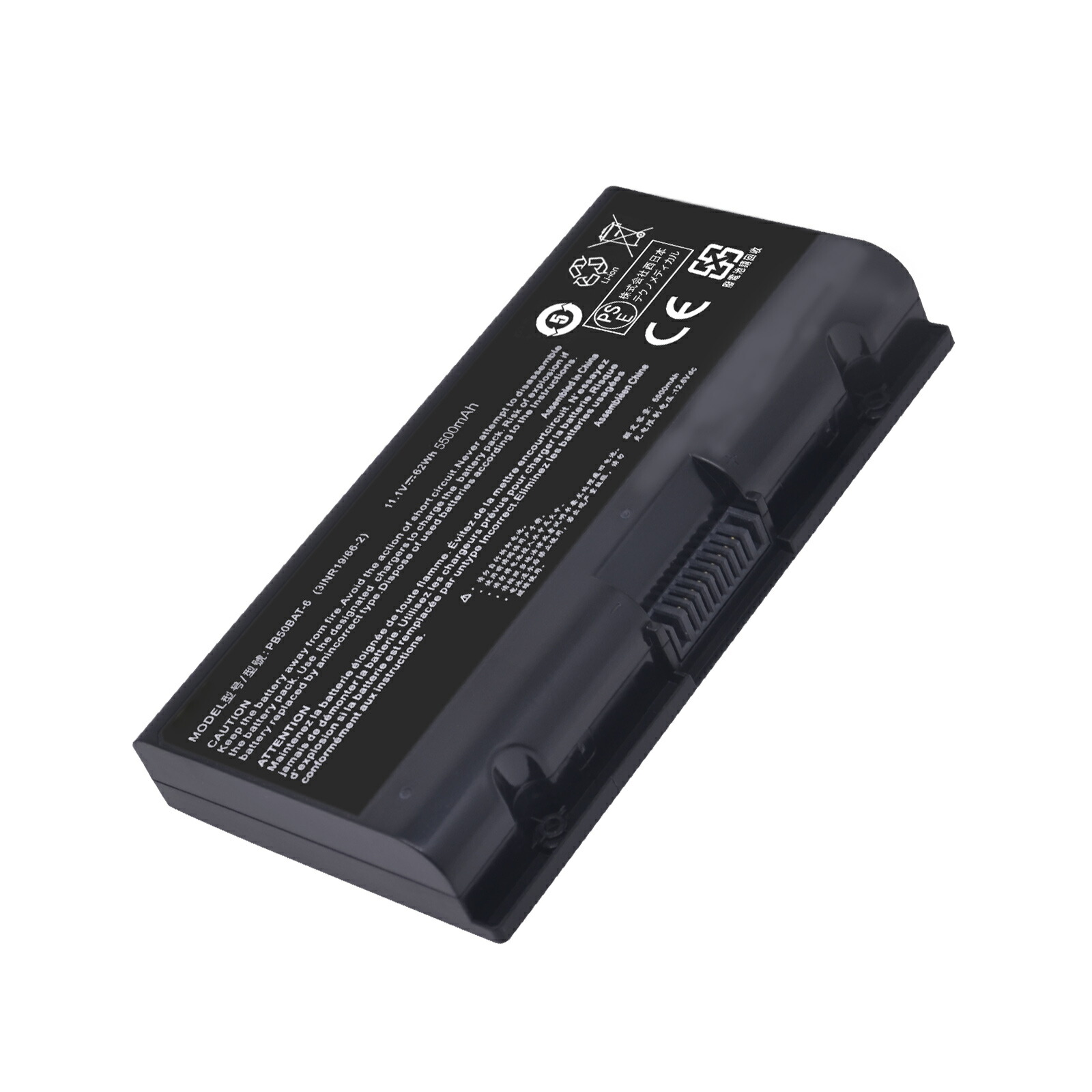 【5倍尖んがり】新品 HASEE 3INR19/66-2 取り替えっこ蓄電池【62Wh 11.1V】対適用業務 1年引き受ける 高性能 PSE公証 取り替えっこバッテリ風呂敷き包み ZCI 2026CI-XIJP