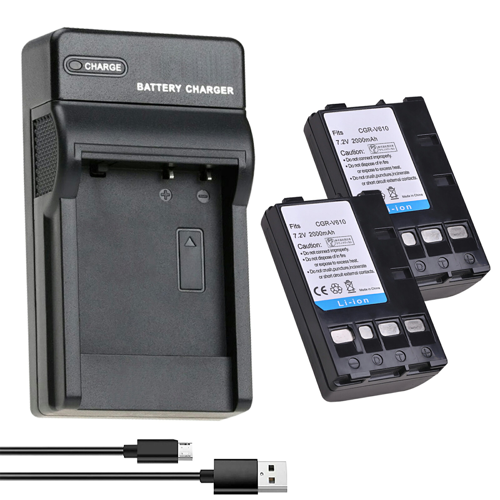 【1025円OFF&P10倍】新品 Panasonic CGR-V610 互換バッテリー【2000mAh 7V】対応用 1年保証 高性能 リチャージャブルバッテリー リチウムイオンバッテリー デジタルカメラ デジカメ 充電池 YGC 2025GC-XIJPAC 8,625円