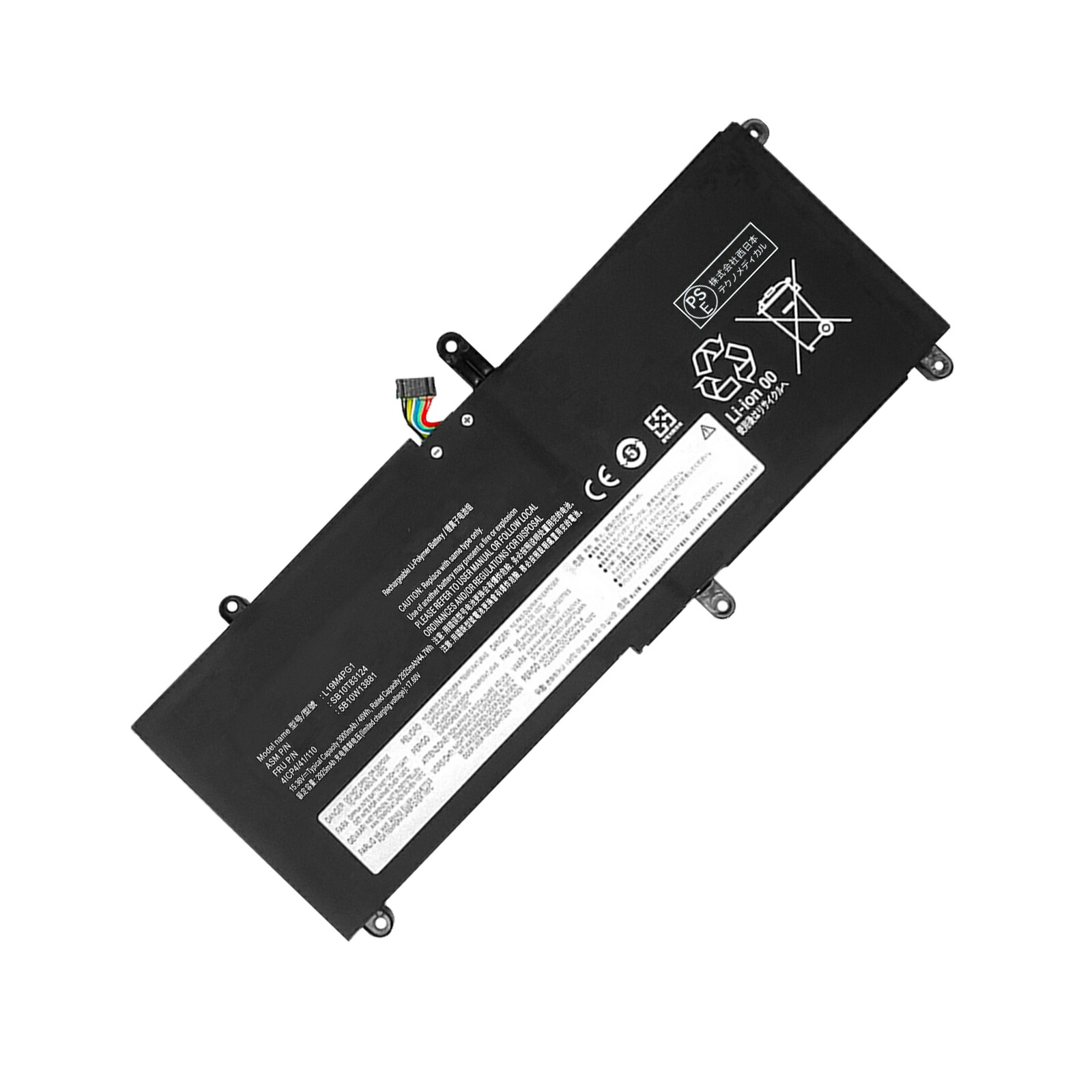 【1015円OFF&P5倍】新品 Lenovo SB10T83124 互換バッテリー【3000mAh 15V】対応用 1年保証 高性能 PSE認証 互換バッテリパック YFX 2025FX-XIJP