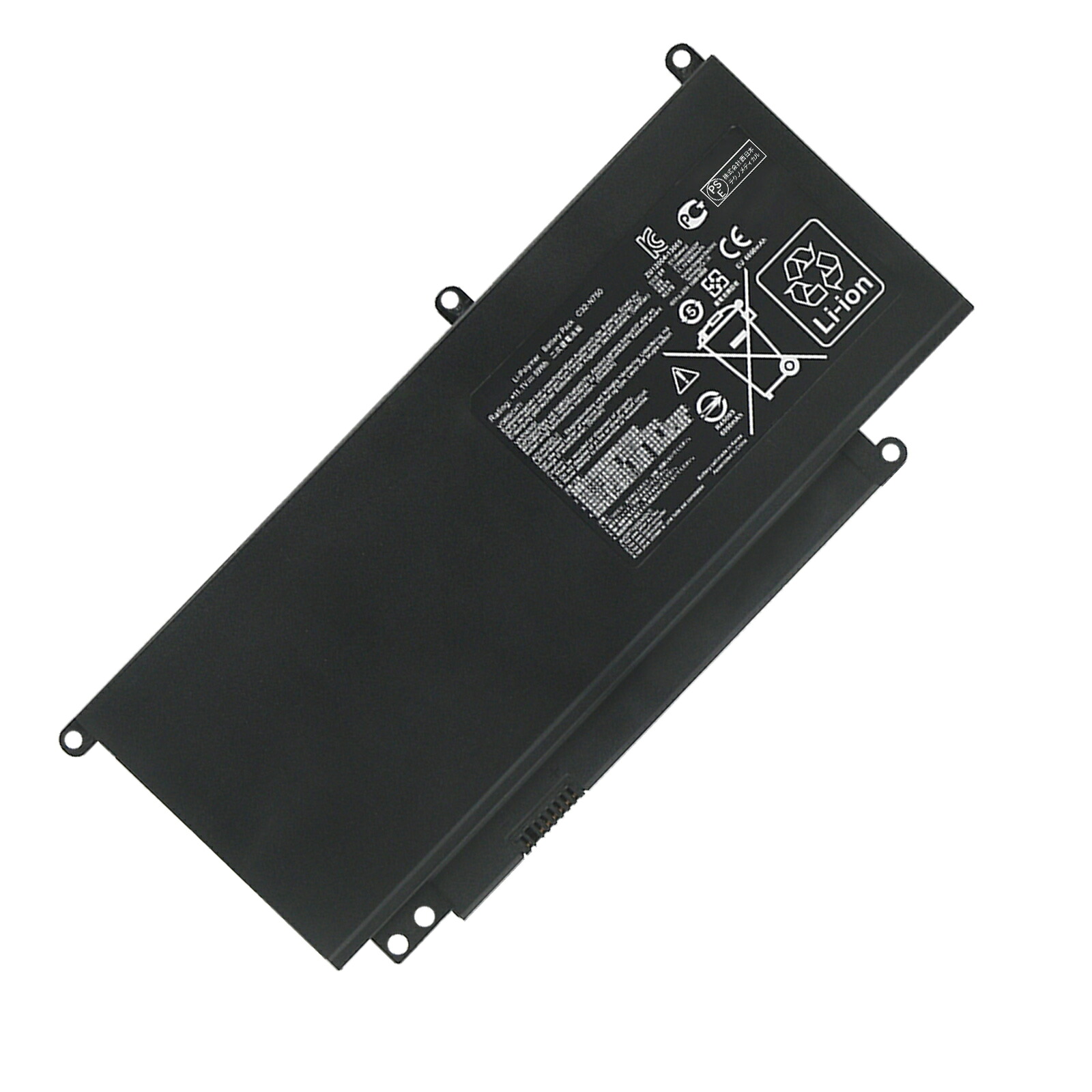【1015円OFF&P5倍】新品 ASUS N750Y47JV 互換バッテリー【6260mAh 11V】対応用 1年保証 高性能 PSE認証 互換バッテリパック YGC 2025GC-XIJP