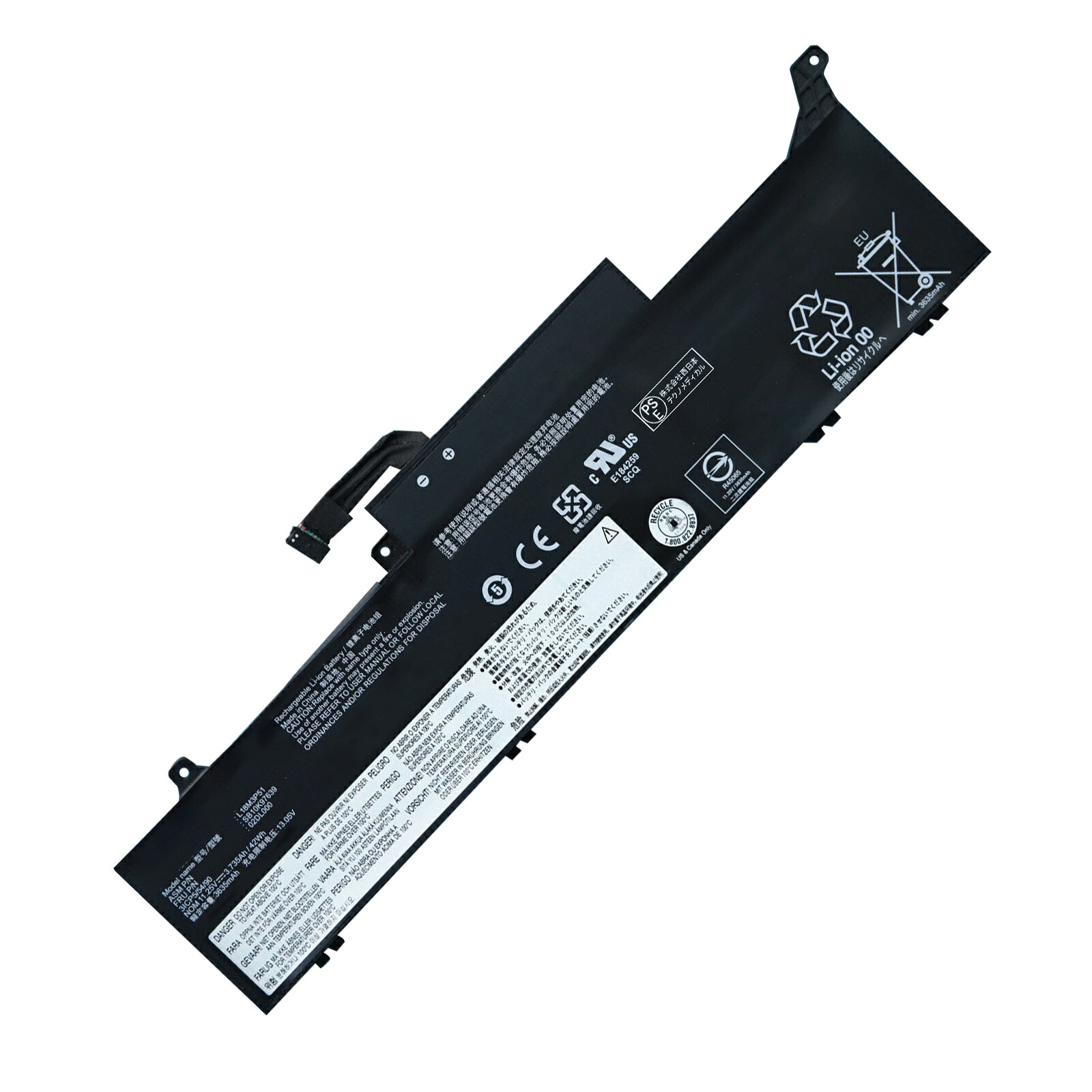 【5倍尖んがり】新品 Lenovo L18M3P51 取り替えっこ蓄電池【42mAh 11V】対適用業務 1年引き受ける 高性能 PSE公証 取り替えっこバッテリ容器に並べる ZCD 2026CD-XIJP