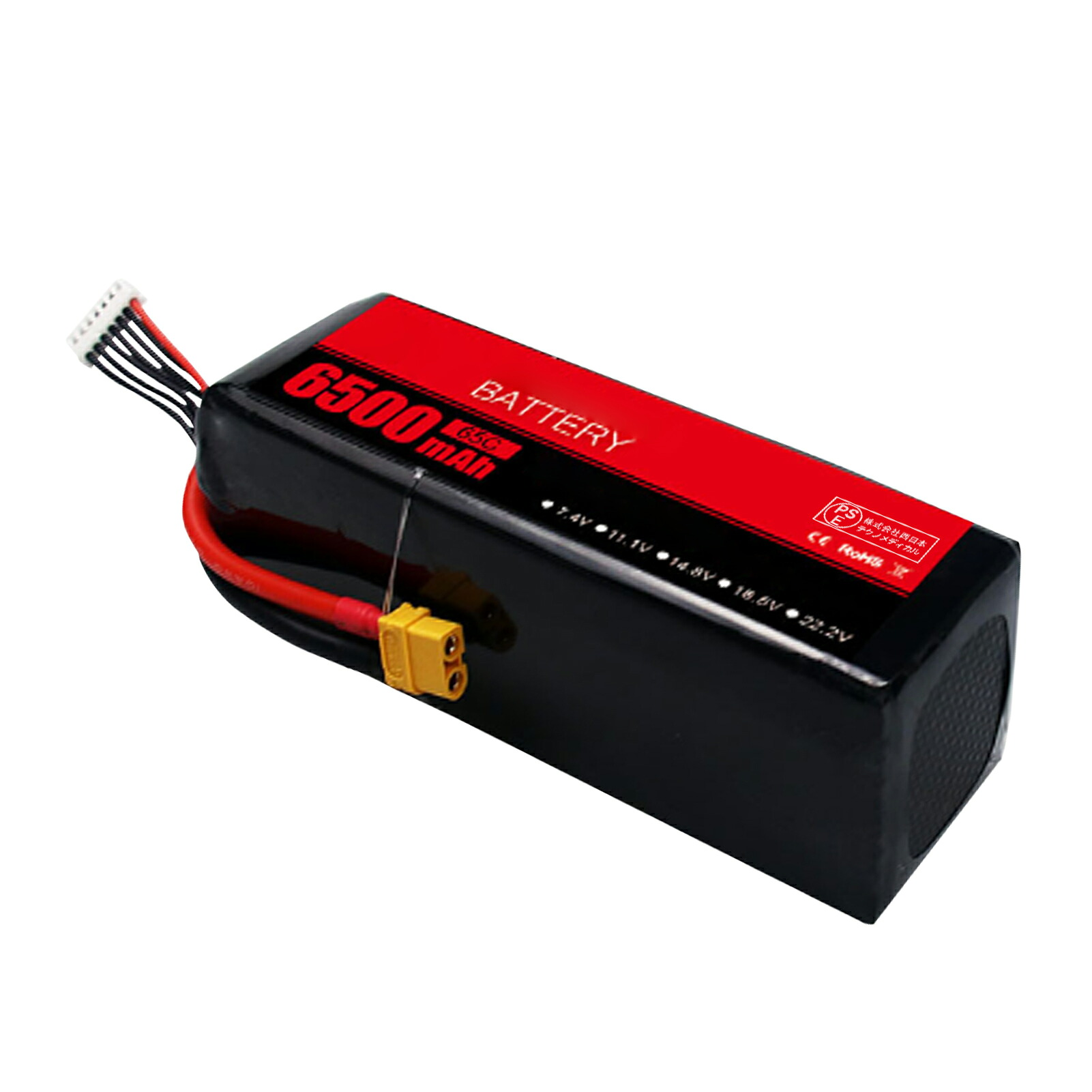 【1015円OFF&P5倍】新品 BEITE ラジコン・ドローン用バッテリー 6S1P 65C-XT60コネクタ 157505525 157*505*525,157505525 互換バッテリー【6500mAh 22.2V】対応用 1年保証 高性能 PSE認証 互換バッテリパック YHM 2025HM-XIJP