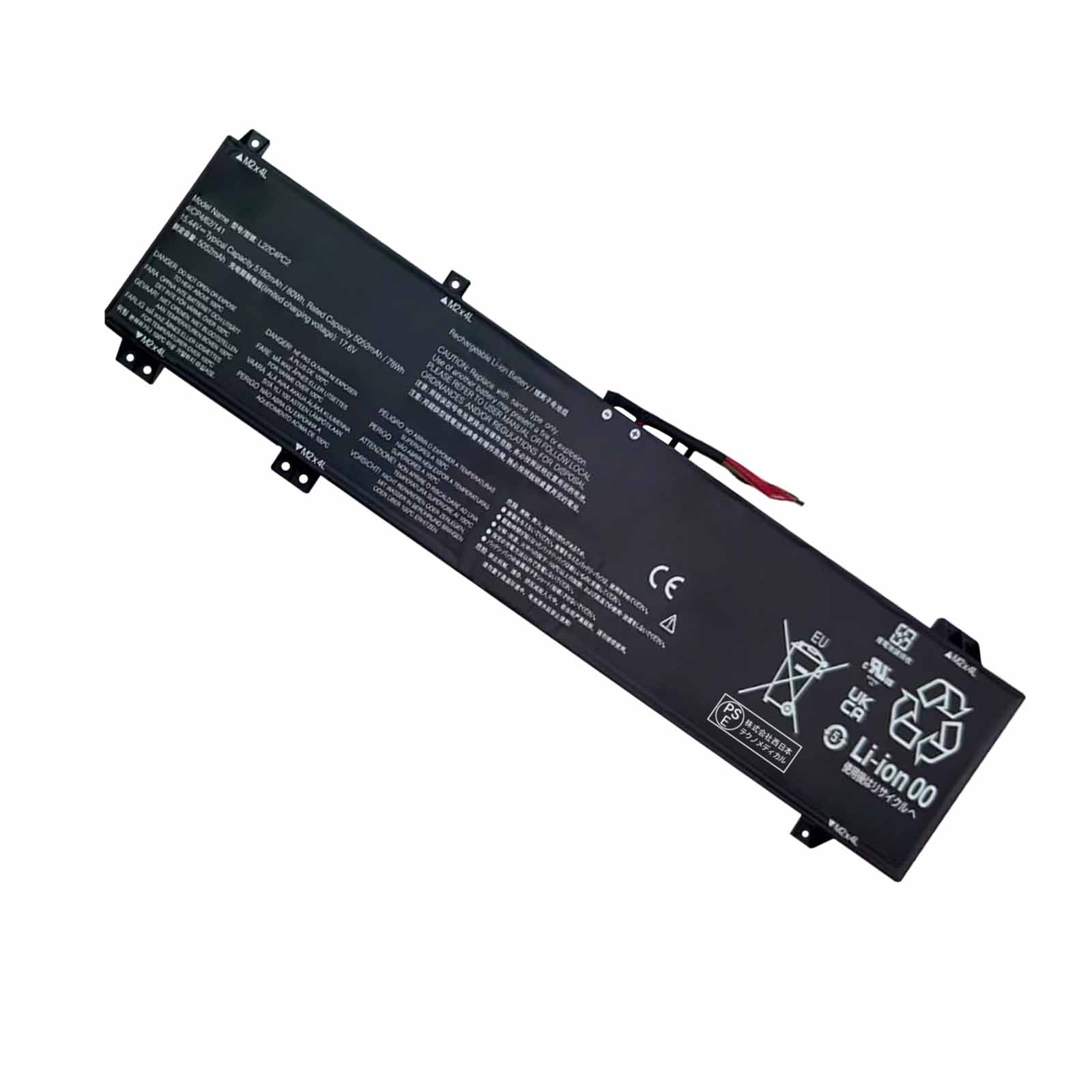 【5倍尖んがり】新品 LENOVO LENOVO L22C4マイコン2 取り替えっこ蓄電池【5052mAh 15.44V】対適用業務 1年引き受ける 高性能 PSE公証 取り替えっこバッテリ容器に並べる YHM 2025HM-XIJP
