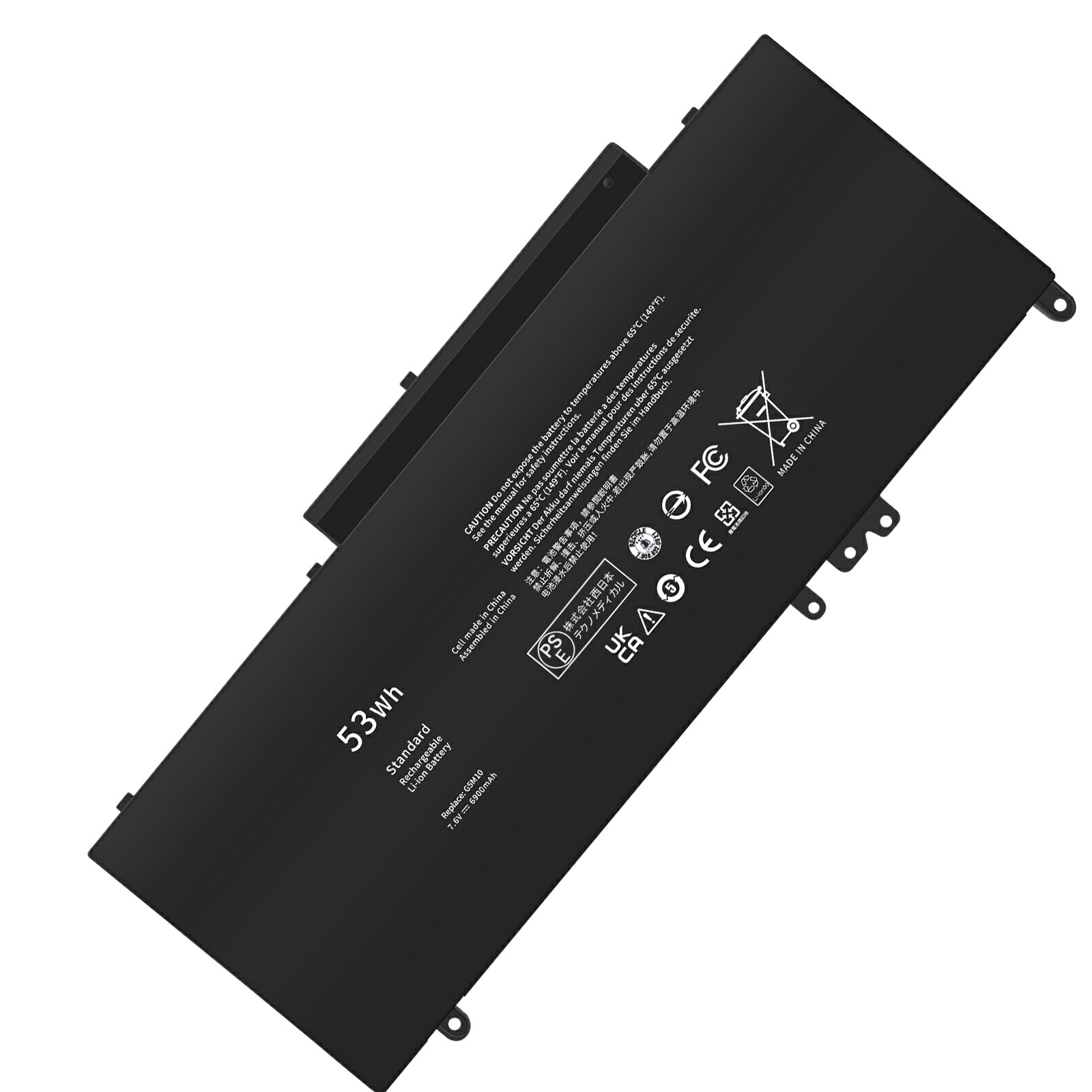 【5倍ポイント】新品 DELL DELL Latitude E5450 互換バッテリー【6900mAh 7.6V】対応用 1年保証 高性能 互換バッテリパック ZCM 2026CM-XIJPCAG