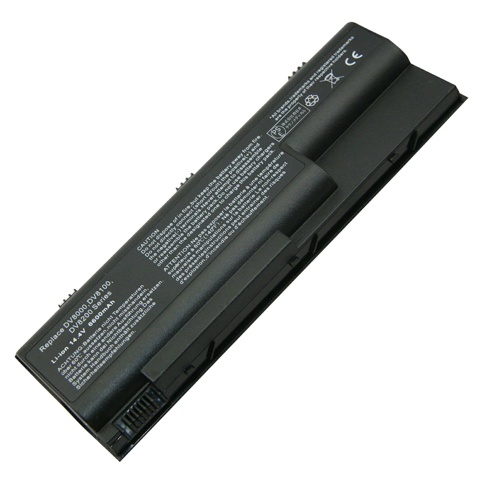 【5倍ポイント】新品 HP 395789-001 互換バッテリー【6600mAh 14.4V】対応用 1年保証 高性能 PSE認証 互換バッテリパック ZCP 2026CP-XIJP