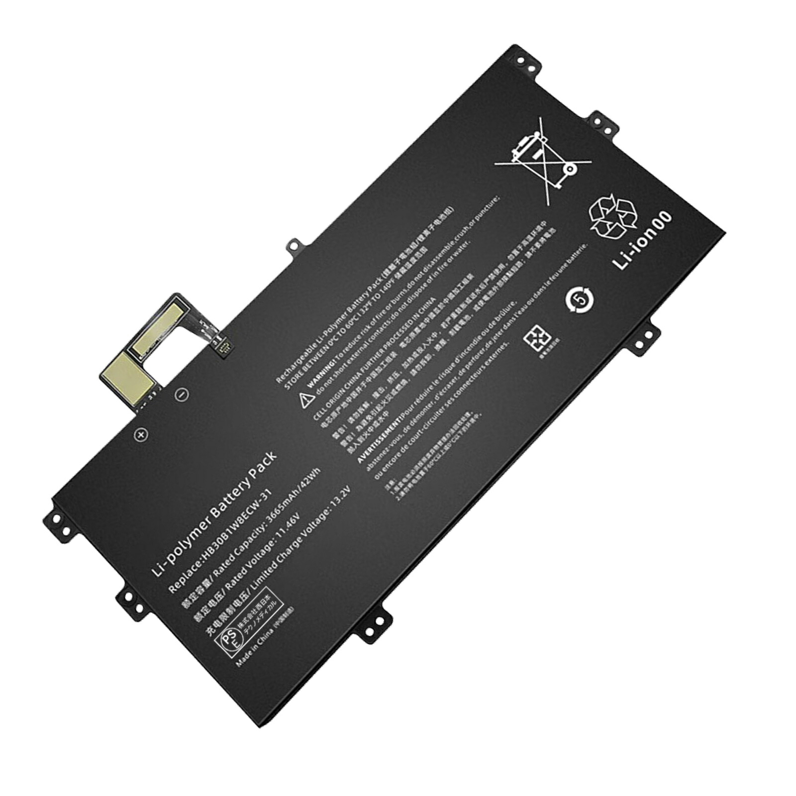 【5倍尖んがり】新品 HUAWEI MateBook X 2020 model 10th generation Core i7 取り替えっこ蓄電池【3665mAh 11.46V】対適用業務 1年引き受ける 高性能 PSE公証 取り替えっこバッテリ風呂敷き包み ZABH 2026ABH-XIJP