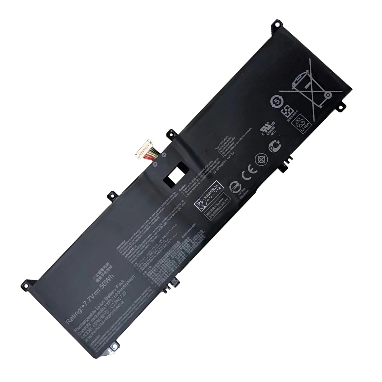 【5倍尖んがり】新品 ASUS UX391UA 取り替えっこ蓄電池【6500mAh 7.7V】対適用業務 1年引き受ける 高性能 PSE公証 取り替えっこバッテリ容器に並べる ZBBG 2026BBG-XIJP