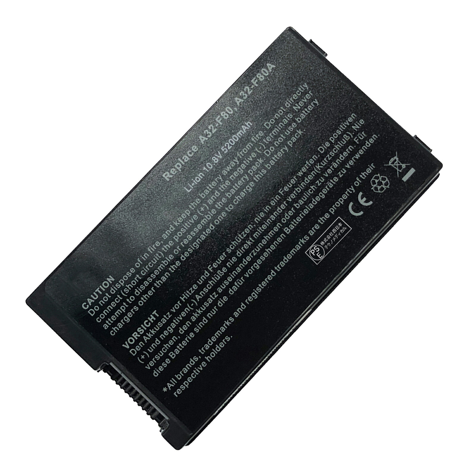 【5倍ポイント】新品 ASUS A32-F80 互換バッテリー【5200mAh 11.8V】対応用 1年保証 高性能 PSE認証 互換バッテリパック ZABH 2026ABH-XIJP