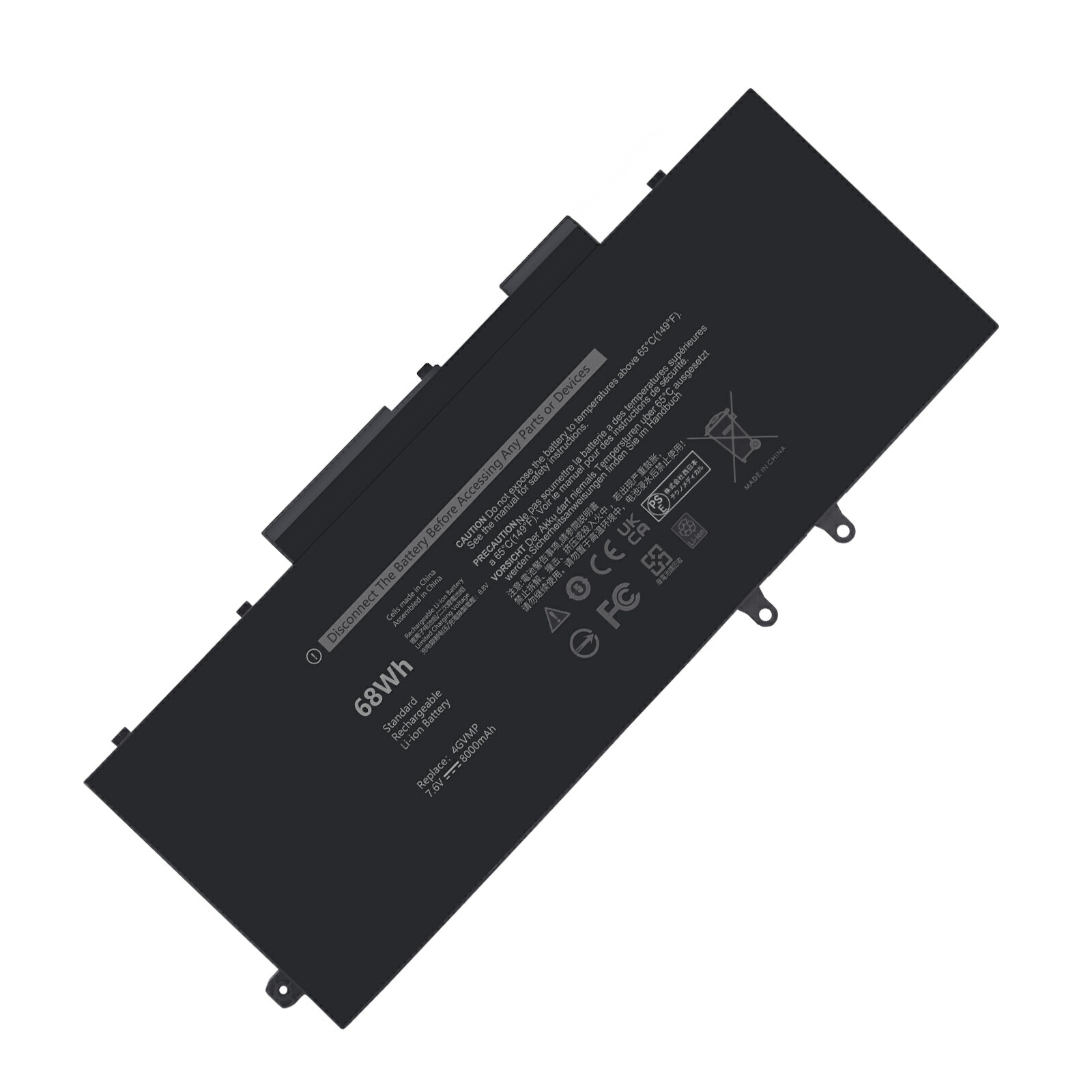 【5倍ポイント】新品 DELL Latitude 5401 互換バッテリー【8000mAh 8V】対応用 1年保証 高性能 PSE認証 互換バッテリパック YLI 2025LI-XIJP
