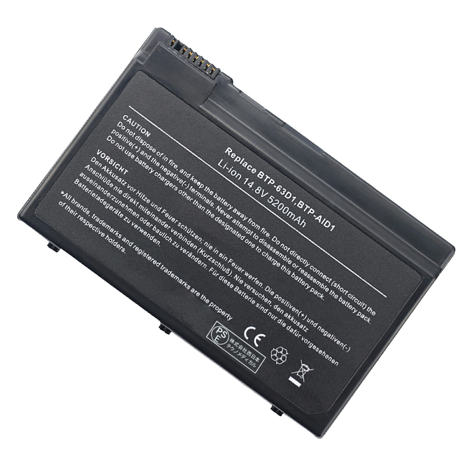 【5倍ポイント】新品 ACER 9149Y28001 互換バッテリー【5200mAh 14.8V】対応用 1年保証 高性能 PSE認証 互換バッテリパック ZCB 2026CB-XIJP