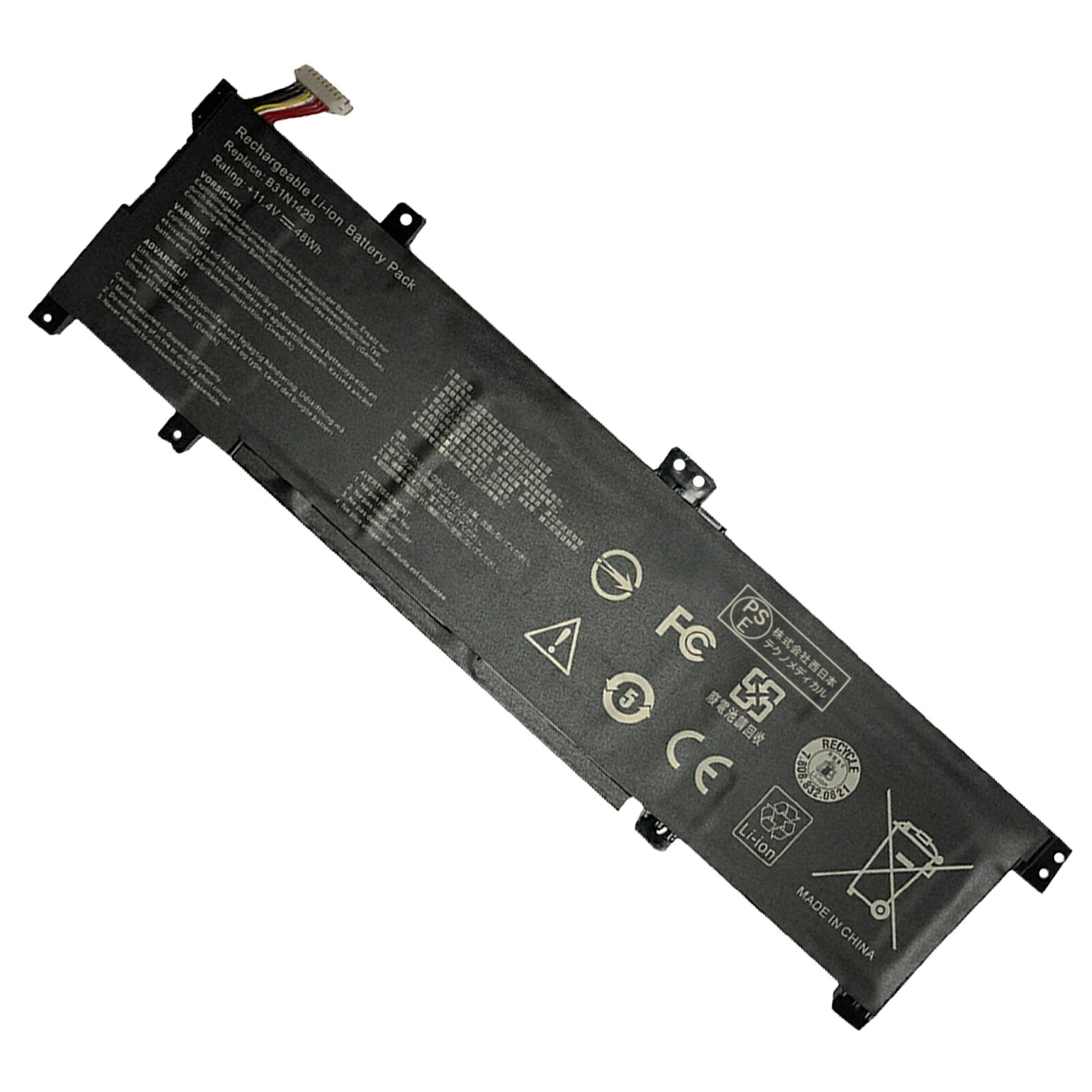 【5倍ポイント】新品 ASUS K501 Series 互換バッテリー【4210mAh 11.4V】対応用 1年保証 高性能 PSE認証 互換バッテリパック ZCP 2026CP-XIJP