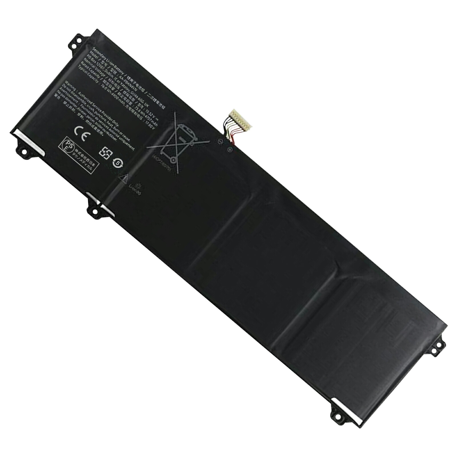 【5倍尖んがり】新品 SAMSUNG GALAXY BOOK3 ULTRA NP960XFH-XA1US 取り替えっこ蓄電池【4900mAh 15.52V】対適用業務 1年引き受ける 高性能 PSE公証 取り替えっこバッテリ風呂敷き包み ZCP 2026CP-XIJP