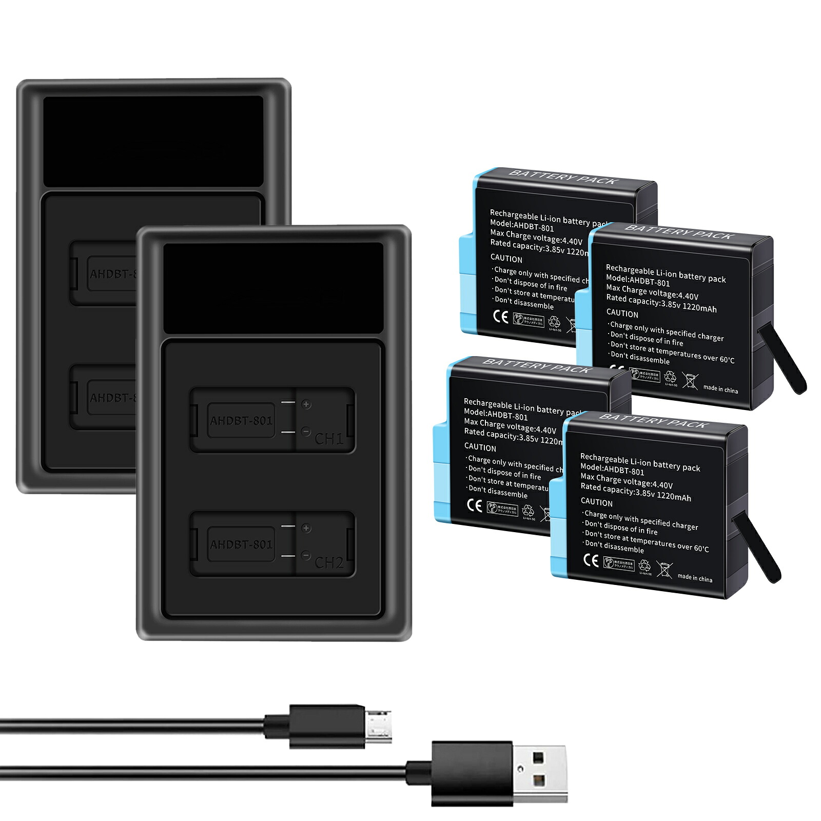 【5倍ポイント】新品 Go Pro GoPro HERO 7 互換バッテリー【1220mAh 3.85V】対応用 1年保証 高性能 リチャージャブルバッテリー リチウムイオンバッテリー デジタルカメラ デジカメ 充電池 ZAM 2026AM-XIJP
