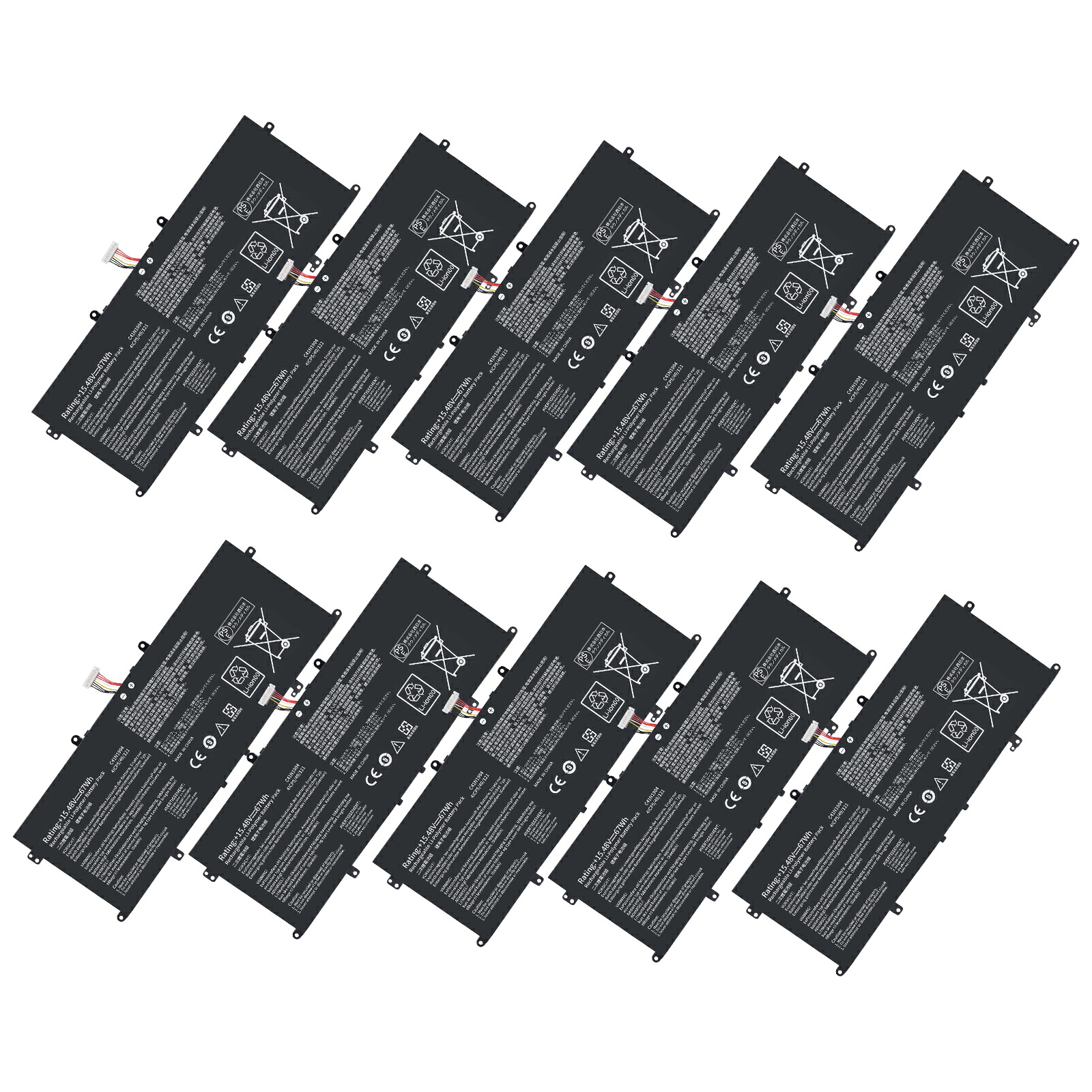 【2000円OFF&P10倍】【新品 年保証 ASUS C41N1904-1 互換バッテリー【67Wh 15.48V】対応用 1年保証 高性能 互換バッテリパック ZBF 2026BF-XIJP